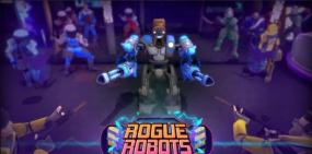 《流氓机器人》英文版：是一款roguelite双杆射击游戏