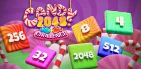 《糖果2048挑战》中文版：是一款休闲益智游戏