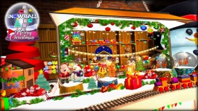 圣诞快乐雪球泡泡 Merry Christmas Snowball Bubble
