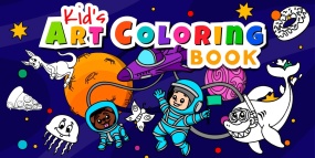 儿童艺术画册 Kid’s Art Coloring Book