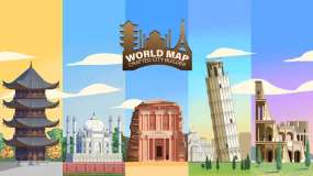 世界地图：精心打造的城市建设者 World Map Crafted City Builder