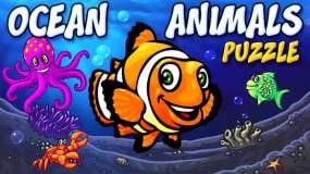 海洋动物拼图 Ocean Animals Puzzle