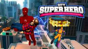 城市超级英雄3D – 飞行传奇战士豪华模拟器 City Super Hero 3D – Flying Legend Warriors Deluxe Simulator