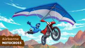 空降越野摩托车游戏 Airborne Motocross
