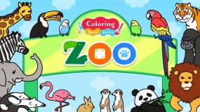来玩着色画吧 动物园 Coloring book series Zoo