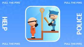 帮助警察拔出大头针 Help Police: Pull the Pins