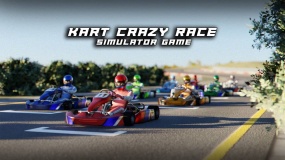 卡丁车疯狂赛车模拟器游戏 Kart Crazy Race Simulator Game