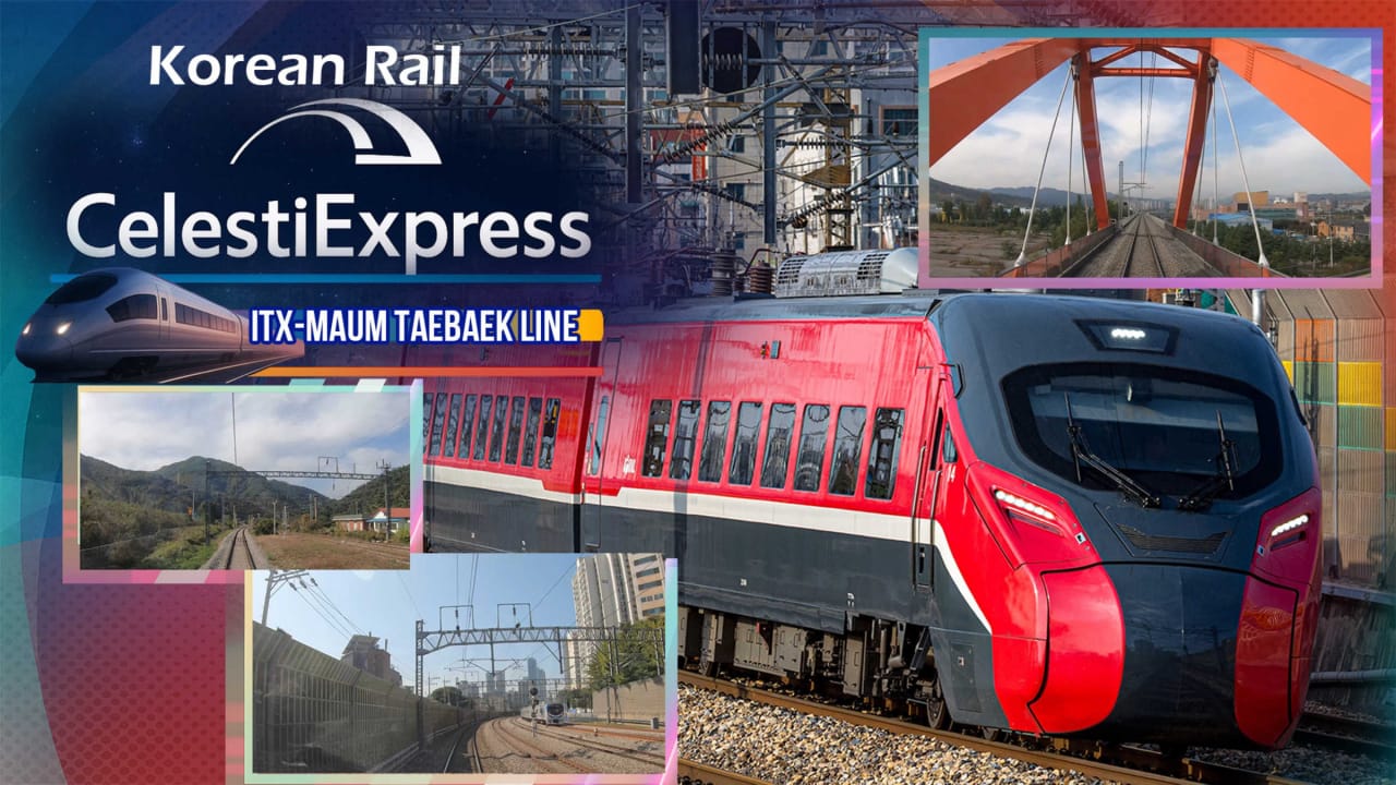 韩国铁路 Celesti特快 ITX-MAUM 太白线丨Korean Rail Celesti Express ITX-MAUM Taebaek Line插图跳跳游戏网