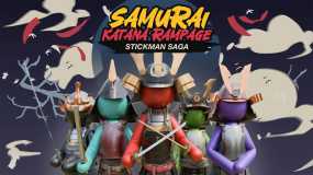 武士刀横冲直撞：火柴人传奇 Samurai Katana Rampage Stickman Saga